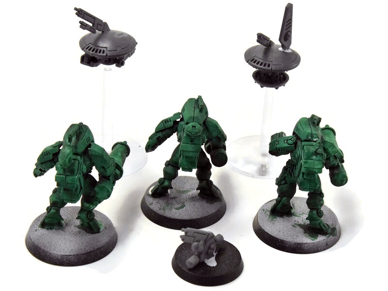 Games Workshop TAU EMPIRE 3 XV25 Stealtsuits #1 Warhammer 40K