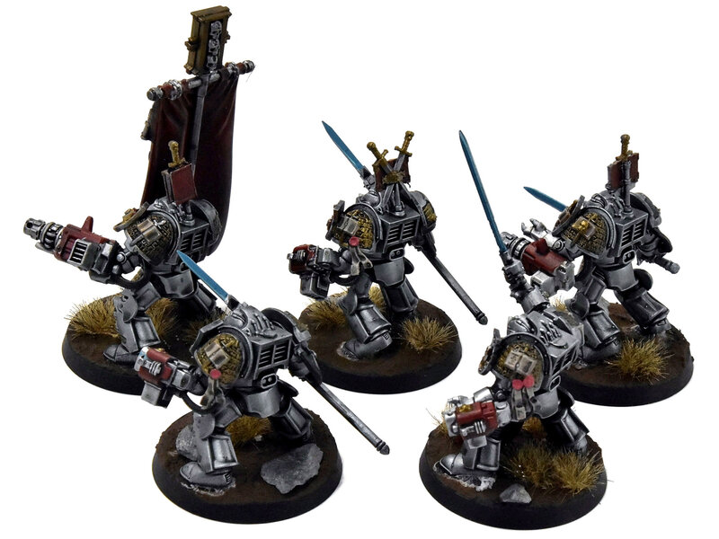 Games Workshop GREY KNIGHTS 5 Paladin Terminator #4 WELL PAINTED Warhammer 40K