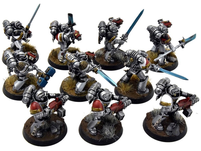 Games Workshop GREY KNIGHTS 10 Strike Squad #1 WELL PAINTED Warhammer 40K