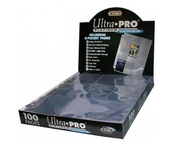 Ultra Pro Page 9 Pockets Hologram 100Ct