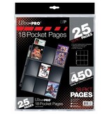 Ultra-Pro Ultra Pro Pages 18 Pockets Silver Series 25ct