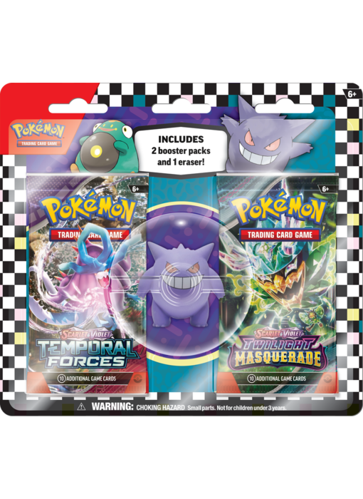 Pokemon Back To School Eraser Blister 2024