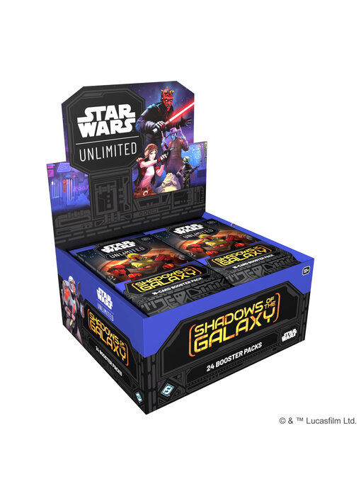 Star Wars Unlimited - Shadows of the Galaxy Booster Display