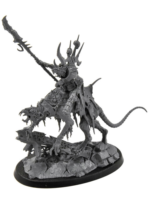 Skaven Clawlord on Gnaw-beast Warhammer Sigmar Assembled Skaventide