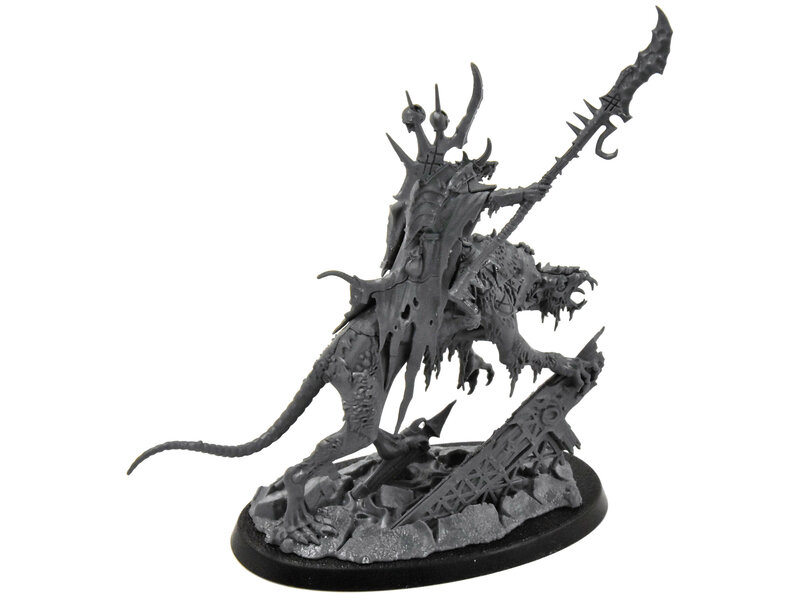 Games Workshop Skaven Clawlord on Gnaw-beast Warhammer Sigmar Assembled Skaventide