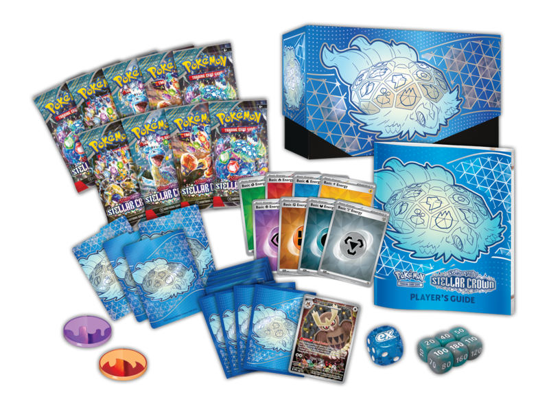 Pokémon Trading cards Pokémon TCG SV7 Stellar Crown Elite Trainer Box