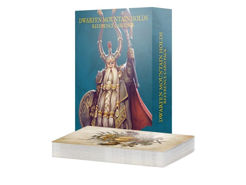 Games Workshop Dwarfen Mountain Holds Reference Cards