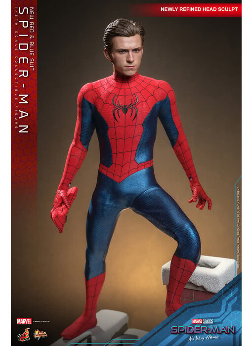 Spider-Man (new Red and Blue Suit) Sixth Scale Figure by Hot Toys