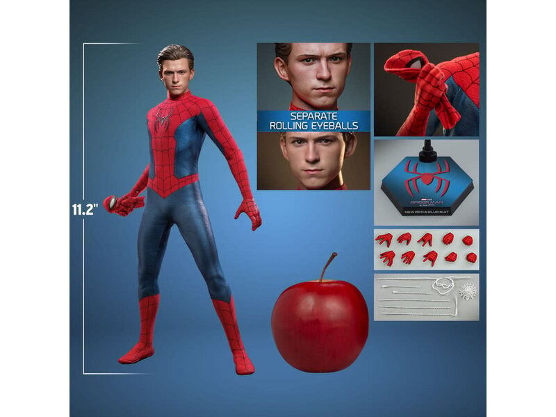 Hot Toys Spider-Man (new Red and Blue Suit) Sixth Scale Figure by Hot Toys