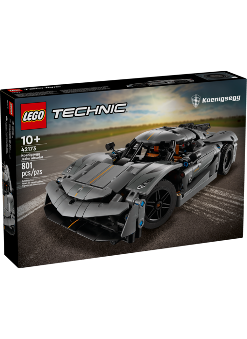 LEGO Koenigsegg Jesko Absolut Gray Hypercar (42173)