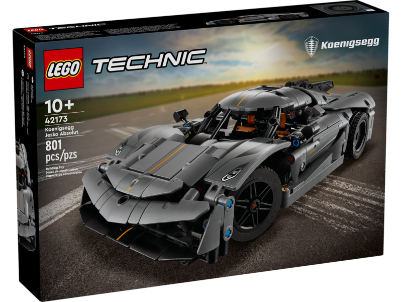 LEGO LEGO Koenigsegg Jesko Absolut Gray Hypercar (42173)