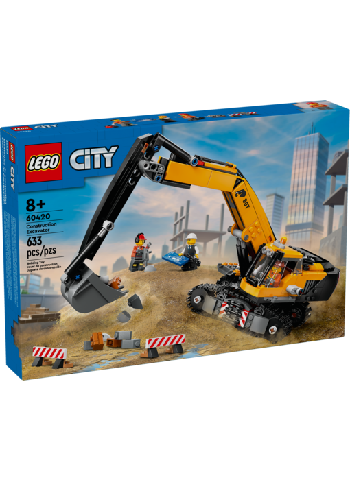 LEGO Yellow Construction Excavator (60420)