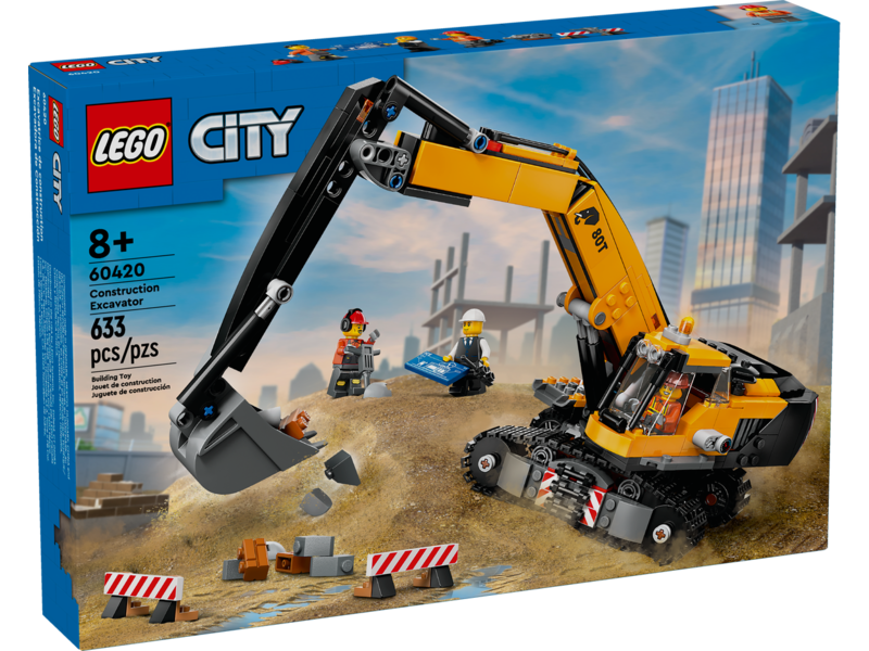 LEGO LEGO Yellow Construction Excavator (60420)