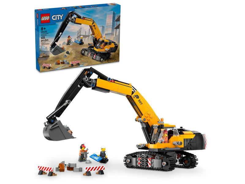 LEGO LEGO Yellow Construction Excavator (60420)