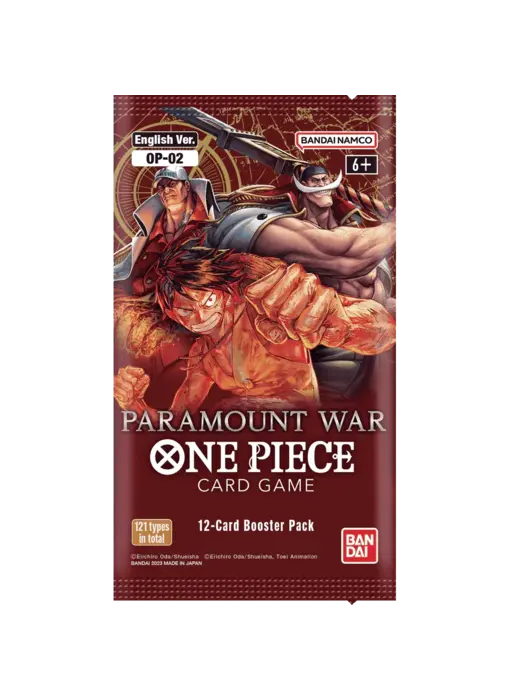 One Piece CG OP-02 Paramount War Booster Pack