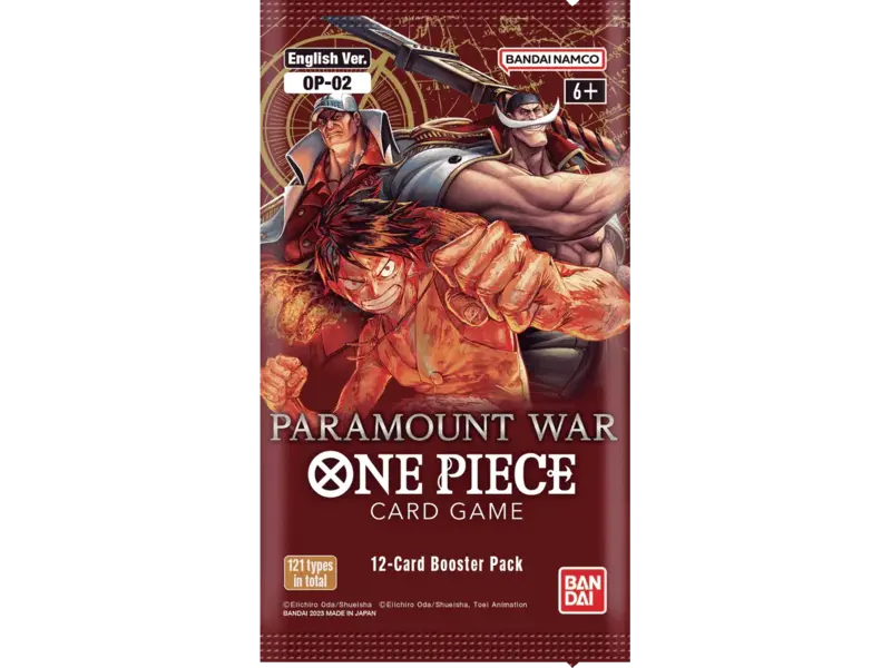 Bandai One Piece CG OP-02 Paramount War Booster Pack
