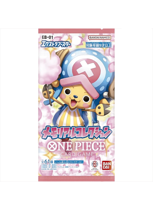 One Piece CG EB-01 Extra Booster Memorial Collection Pack