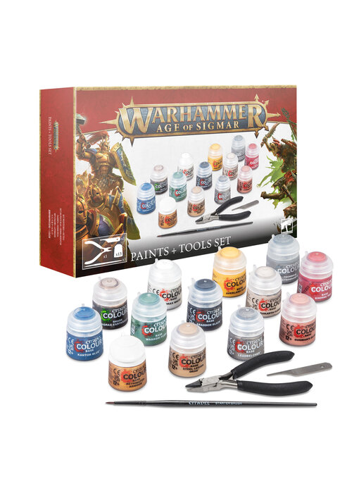 Age Of Sigmar Paints + Tools