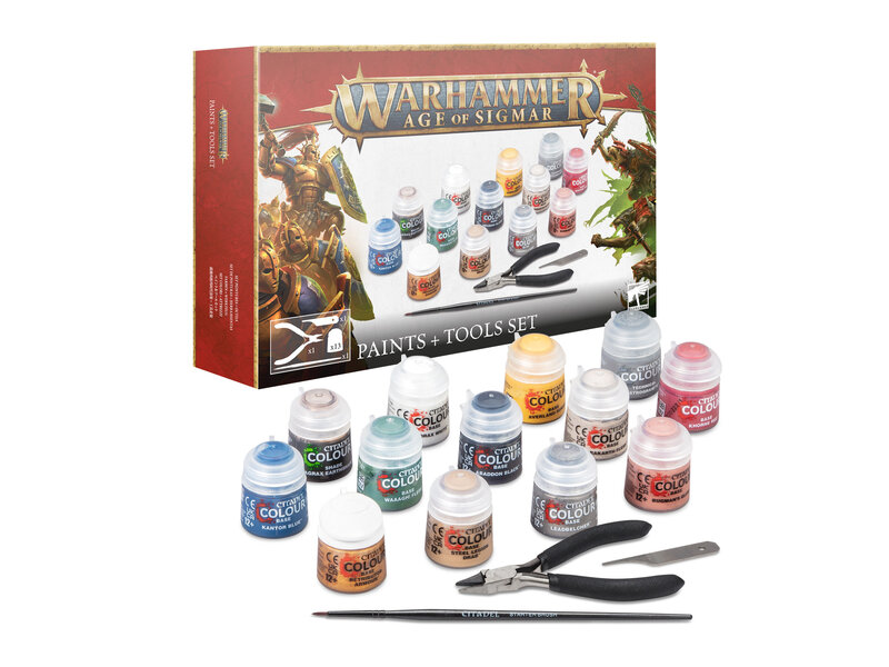 Games Workshop Age Of Sigmar Paints + Tools