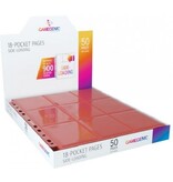 Gamegenic Pages - Sideloading 18-Pocket Display - Red (50)