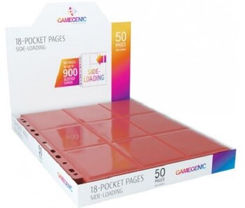 Pages - Sideloading 18-Pocket Display - Red (50)