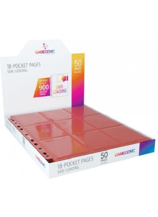 Pages - Sideloading 18-Pocket Display - Red (50)