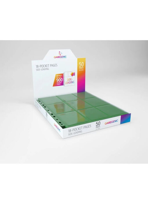 Pages - Sideloading 18-Pocket Display - Green (50)