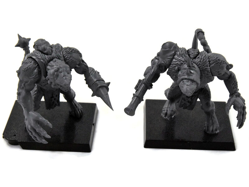 Games Workshop SKAVEN 2 Rat Ogre #1 Fantasy broken base