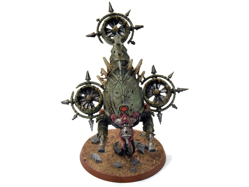 Games Workshop DEATH GUARD Foetid Bloat Drone #1 WELL PAINTED Warhammer 40K