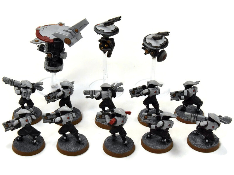 Games Workshop TAU EMPIRE 10 Pathfinders #3 WELL PAINTED Warhammer 40K