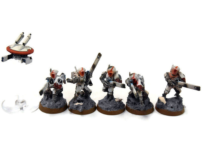 Games Workshop TAU EMPIRE 10 Fire Warriors #2 WELL PAINTED Warhammer 40K