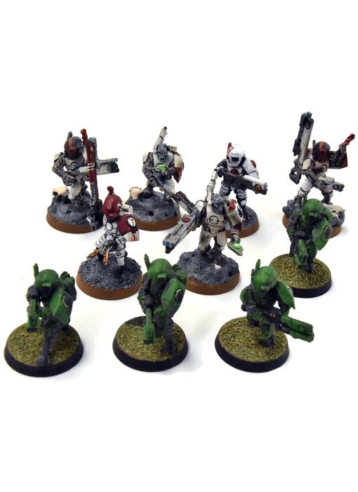 TAU EMPIRE 10 Fire Warriors #8 MIX PAINT Warhammer 40K