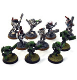 Games Workshop TAU EMPIRE 10 Fire Warriors #8 MIX PAINT Warhammer 40K
