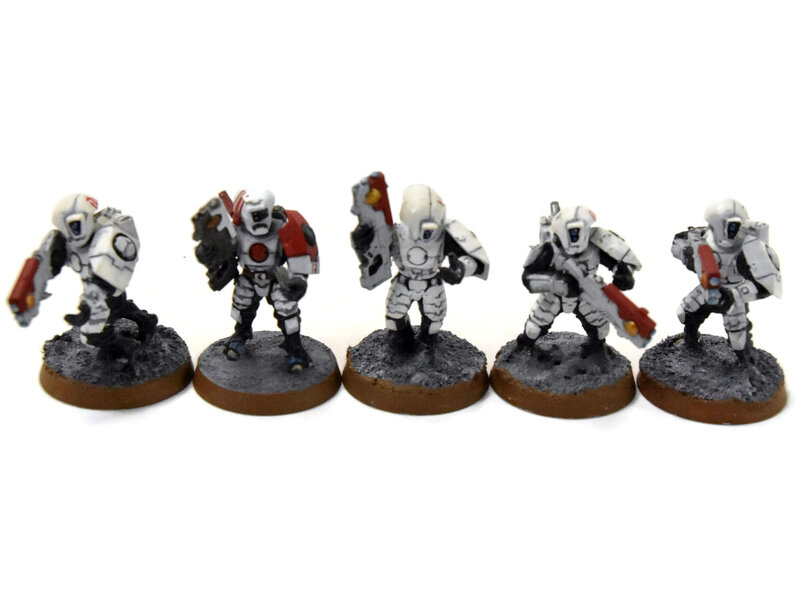 Games Workshop TAU EMPIRE 10 Breachers #2 WELL PAINTED Warhammer 40K