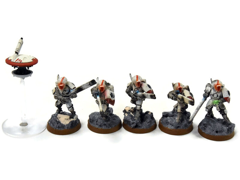 Games Workshop TAU EMPIRE 10 Fire Warriors #4 WELL PAINTED Warhammer 40K