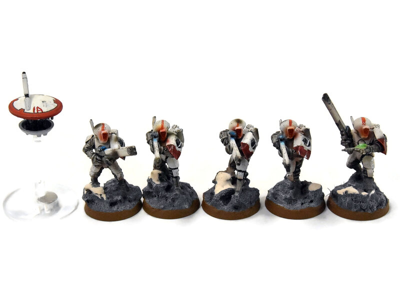 Games Workshop TAU EMPIRE 10 Fire Warriors #4 WELL PAINTED Warhammer 40K