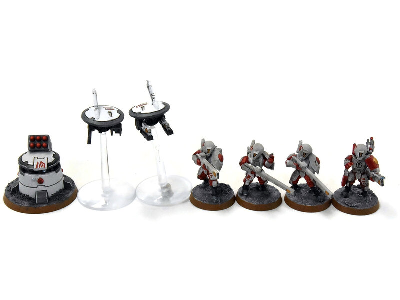 Games Workshop TAU EMPIRE 10 Fire Warriors #3 WELL PAINTED Warhammer 40K