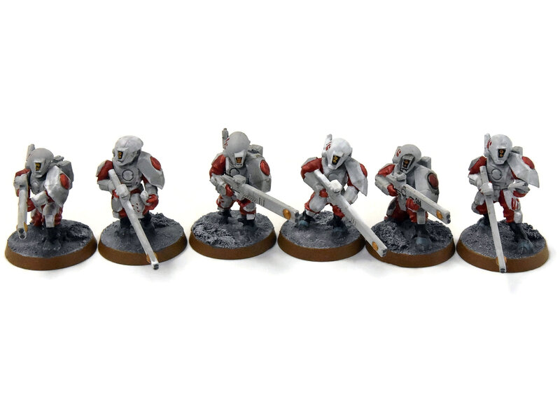 Games Workshop TAU EMPIRE 10 Fire Warriors #3 WELL PAINTED Warhammer 40K
