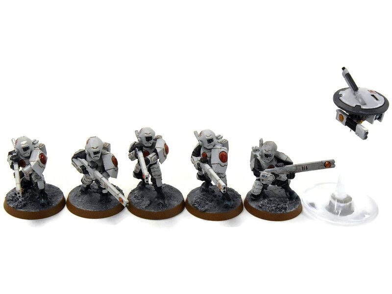 Games Workshop TAU EMPIRE 10 Fire Warriors #1 WELL PAINTED Warhammer 40K