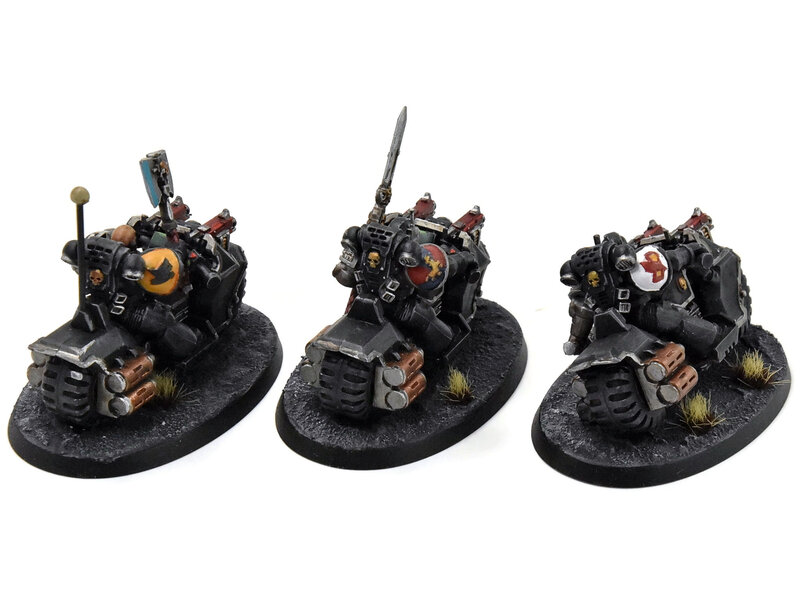 Games Workshop DEATHWATCH 3 Bike Squad #2 WELL PAINTED Warhammer 40K