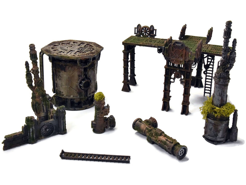 Games Workshop WARHAMMER Mechanicus Terrain Scenery Painted #1 Warhammer 40K