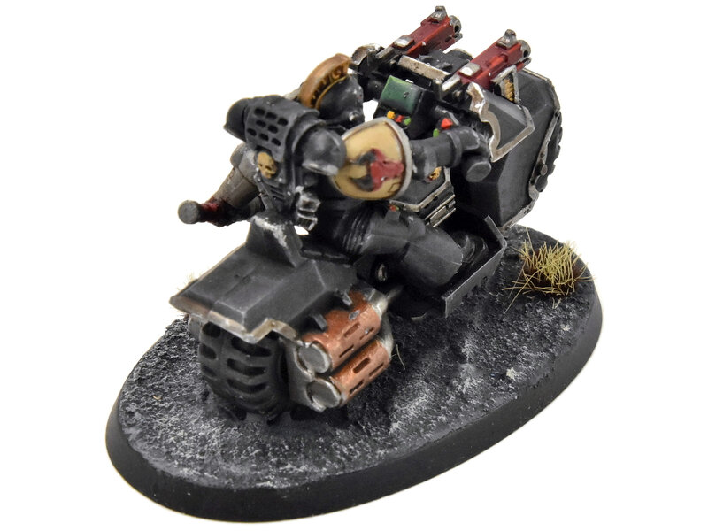 Games Workshop DEATHWATCH Bike Lieutenant #1 Warhammer 40K WELL PAINTED