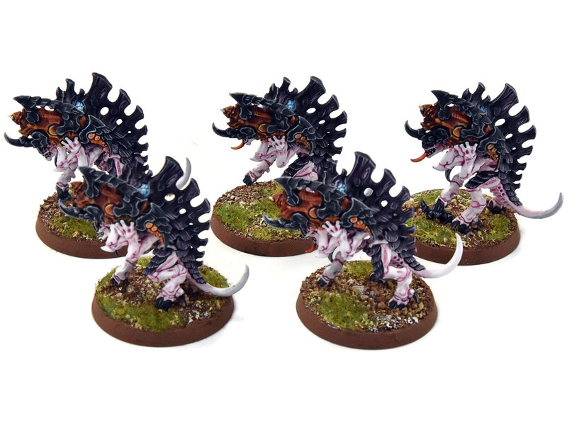 Games Workshop TYRANIDS 5 Barbgaunts #1 PRO PAINTED Warhammer 40K