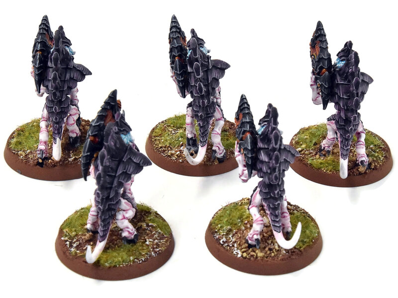 Games Workshop TYRANIDS 5 Barbgaunts #1 PRO PAINTED Warhammer 40K