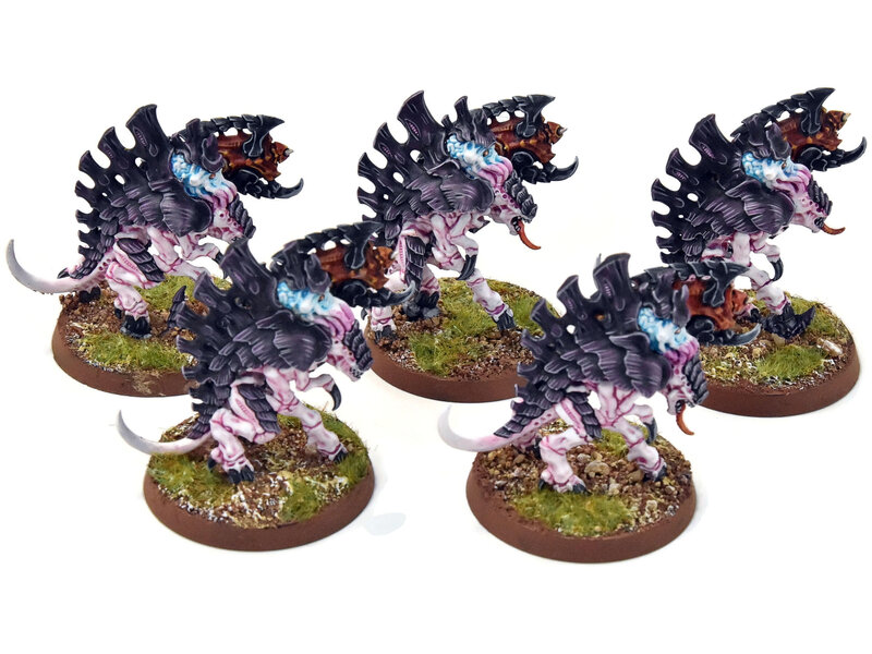Games Workshop TYRANIDS 5 Barbgaunts #1 PRO PAINTED Warhammer 40K
