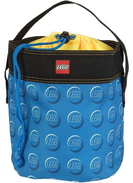 LEGO® Storage Cinch Bucket - Blue Knob