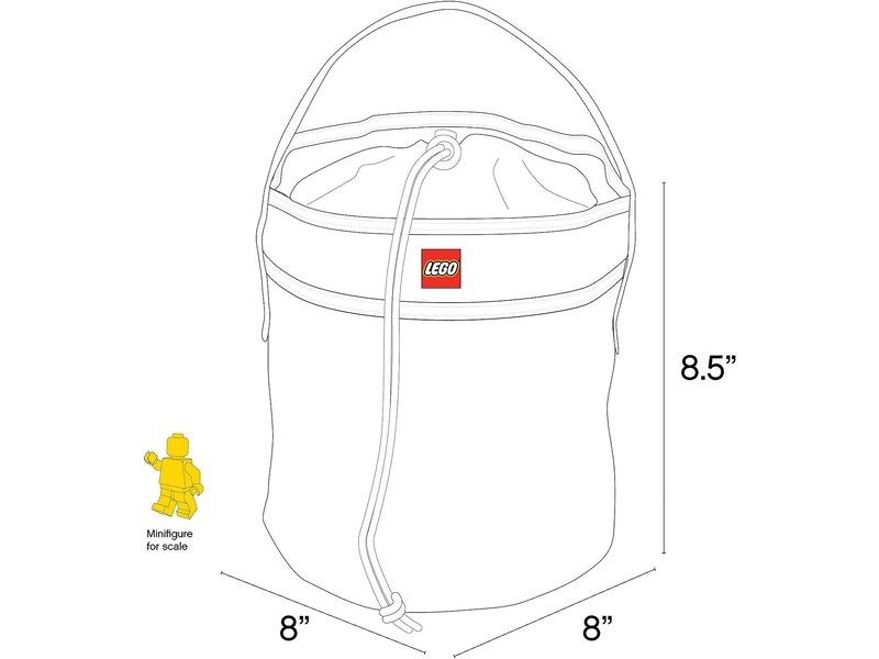 LEGO LEGO® Storage Cinch Bucket - Blue Knob