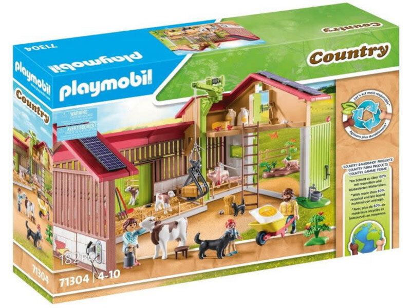 Playmobil Ferme avec panneaux solaires (71304)