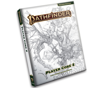 Pathfinder 2e Remaster Player Core 2 Sketch Cover Edition