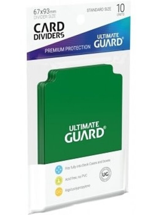Ultimate Guard Card Dividers Green